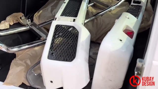 В ПОЛЬЩІ! Новий проект від Kubay Design - білий g63 6x6 вже будуємо!