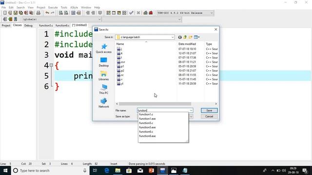 math function in c|predefined functions in c| Program-61 | C Programming Tutorials for Beginner
