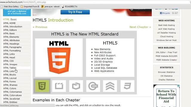 How to learn HTML using W3Schools