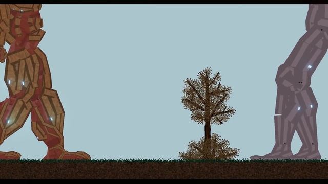 The Attack Titan vs The Armored Titan In People Playground│Reiner and Bertholdt's betrayal смотреть онлайн