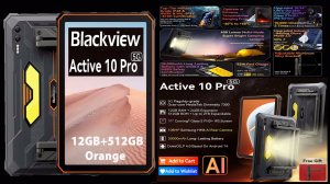 Blackview Active 10 Pro - коротко и по полочкам.