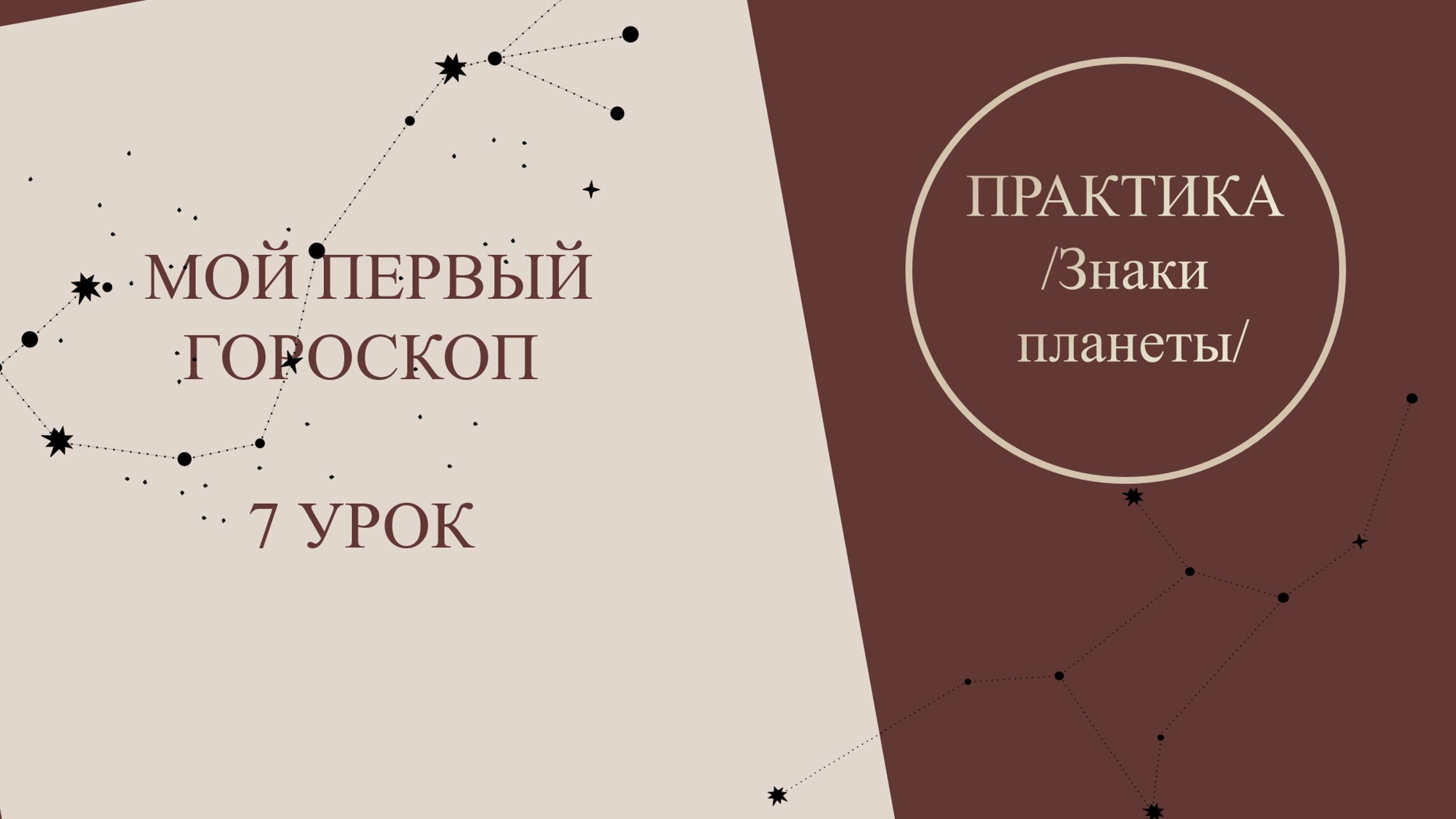 Астрология для начинающих. Мой первый гороскоп - 7 урок. Астрология на практике.