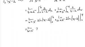 Calculating an Improper Integral with Discontinuity