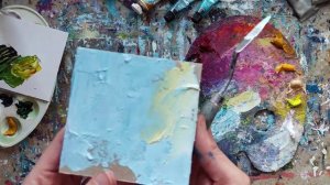 импасто акрилом или маслом? эксперимент 🕵️