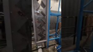 Тестируем воздушный разделитель на сырье Заказчика. полное видео запуска