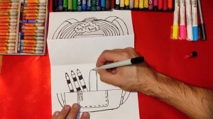 Как нарисовать Школьный Рюкзак /1 Сентября/ Урок Рисования /How to draw a School Bag /Drawing Lesson