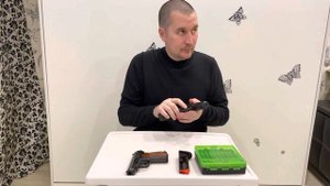 испытание травмата дома Grand Power T-12 FM-1  и МР-80-13Т Cal. 45 Rubber