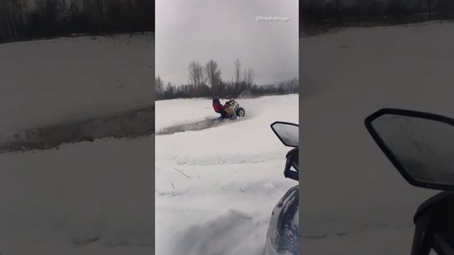 BRP против снега #atv #квадроциклы #brp смотреть онлайн