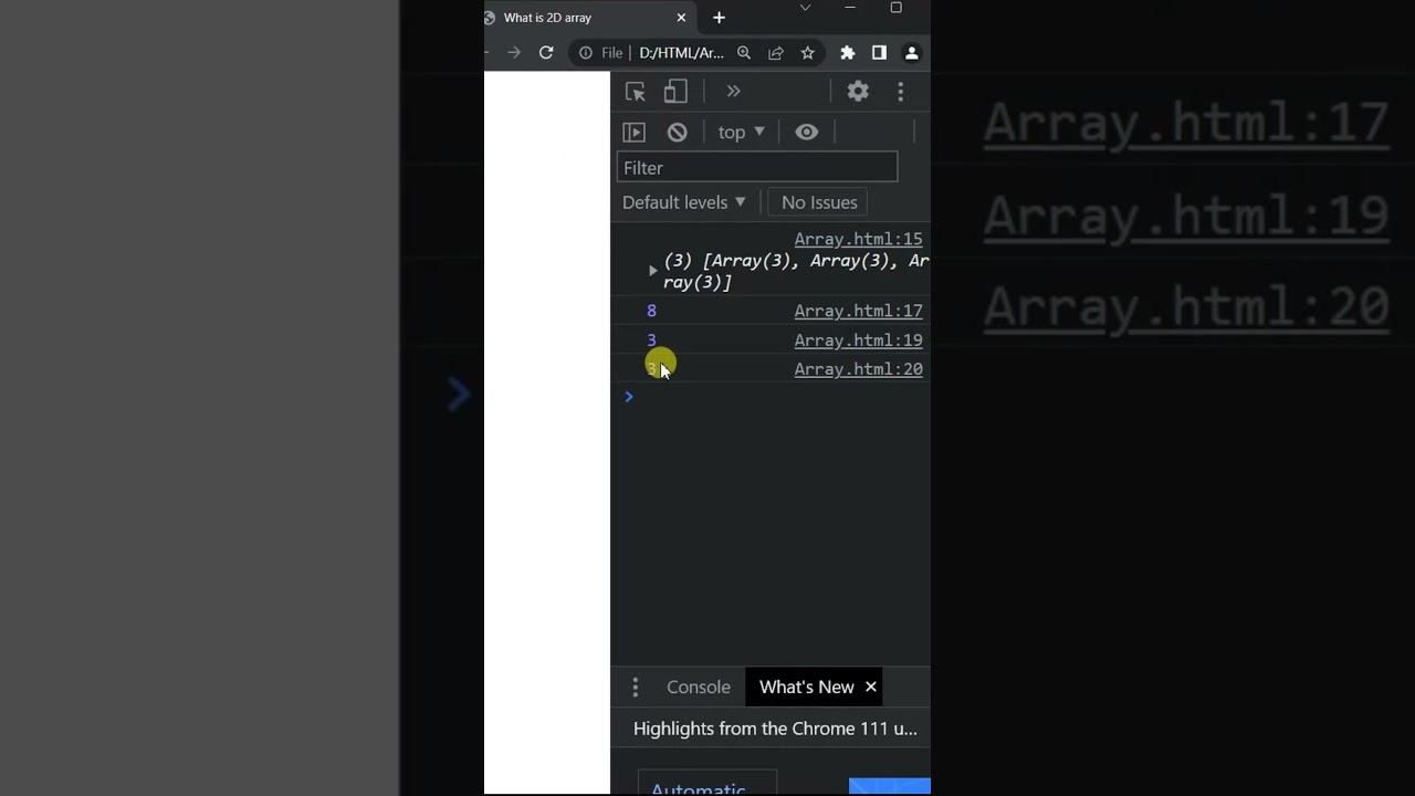 How to get length of rows & columns of 2D Array in JavaScript? | Tech Tutorial | Praveen Kumar