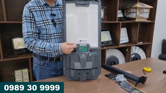 Đèn năng lượng mặt trời - Đèn liền thể công suất 1000w siêu sáng mới nhất 2024