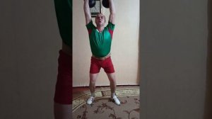 23 ноября 2020 год. Толчок двух гирь по длинному циклу.