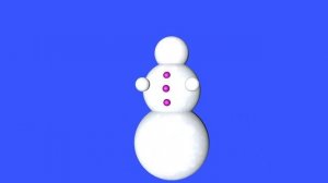 Snowman – footage / Снеговик – футаж