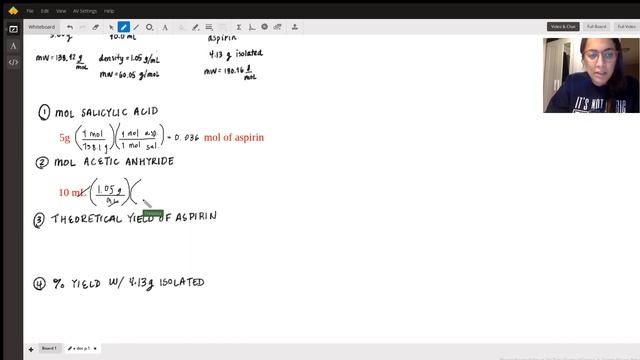 Identifying Limiting Reagent and Calculating Percent Yield смотреть онлайн