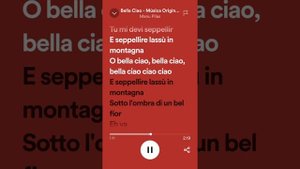 Bella Ciao lyrics Manu Pilas