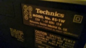 Technics rs 1w