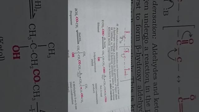 aldol condensation reaction important class 12 #cbse #cbseboard