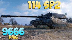 114 SP2 - 5 Фрагов 9.6K Урона - Прилежный! - Мир Танков