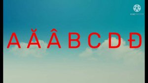 Vietnamese Alphabet Song
