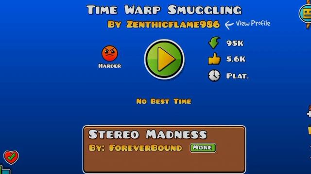 Замедление времени в Geometry dash