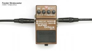 BOSS OC-3 Super Octave Demo