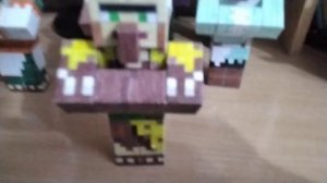 Все жители из бумаги биомы из майнкрафт.