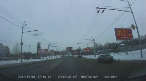 Могло быть гораздо хуже. Видео с регистратора.