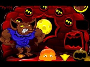 Monkey Go Happy Stage 368 Werewolf / Счастливая обезьянка: Уровень 368 Оборотень - 100% прохождение