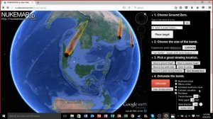 Nukemap 3D (and stuffing around with friends)