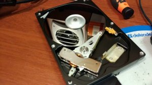 Работа жёсткого диска наглядно