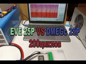 Ресурсные тесты аккумуляторов EVE 25P и DMEGc 25P