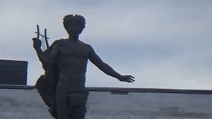 Красноярск, театральная площадь.
