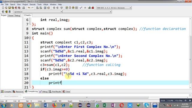 How to pass and return structure variable through function in c programming | by Sanjay Gupta