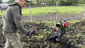 Дизельный мотоблок WEIMA, фрезеровка после дождя 23.04.2024.-UHD30