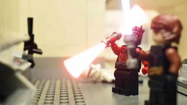 Maul vs Anakin Skywalker | Lego star wars lightsaber duel смотреть онлайн
