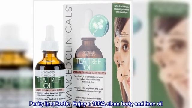 Great product - Advanced Clinicals Tea Tree Oil Facial Spot Treatment Pure Face Oil Targets Rednes смотреть онлайн