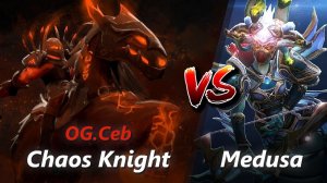 How to Chaos Knight offlane vs Medusa/Visage (feat. Ceb) | First 10 minutes