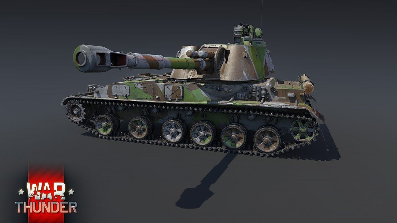 WAR THUNDER 2S3M, self-propelled gun, USSR, rank IV. смотреть онлайн