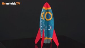 2. Собираем и декорируем Ракету из фанерной заготовки (851/8)