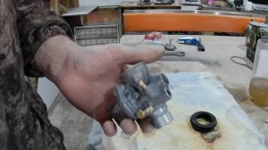 Ремонт карбюратор 50 кубового скутера yamaha mint