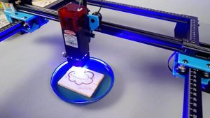 Лазерный гравировальный станок TWOTREES TTS 10 Вт 450 нм с фиксированным фокусом 300*300