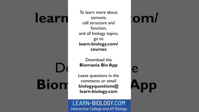What is osmosis? Explained in Rap. #apbiology #osmosis #cellstructureandfunction