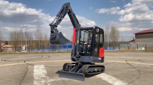 Мини экскаватор QUADTRAC E30PRO копание, планировка, демонтаж