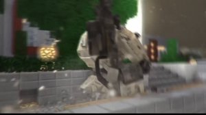 When the mechs hit the ground - animation minecraft