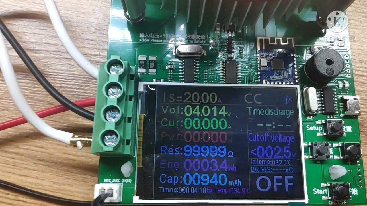 NCA21700T "Panasonic Tesla" 20A discharge test. Passed. смотреть онлайн