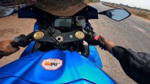 First Time Riding 1000 cc Suzuki GSX R1000 - English #gsxr1000