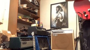 Mesa Boogie Mark IIb 100 Watt through a Mesa Half back 412 cab