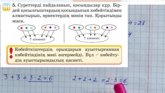 72 сабақ Математика 2-сынып.    КӨБЕЙТУ АМАЛЫНЫҢ компоненттері