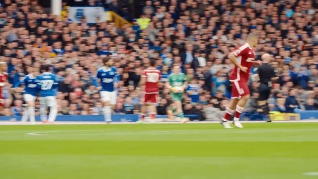 INCREDIBLE FLAG DISPLAY! | Tunnel Access: Everton v Nottingham Forest