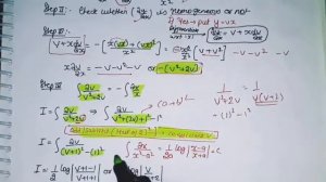 Ex 9.5/Q12/ Particular Differential Equations/x^2dy +(xy +y2)dx=0