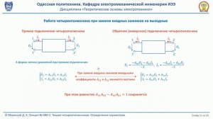 Лекция 080-2. Теория четырехполюсников. Определение параметров